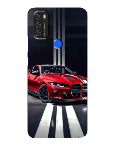 Чохол для Blackview A70 з картинкою «Червона BMW на дорозі»