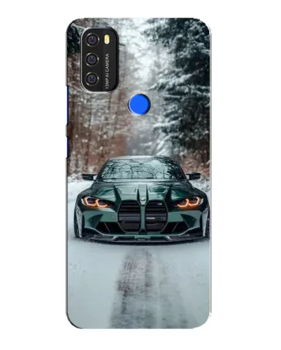 Чохол для Blackview A70 з картинкою «BMW у зимовому лісі»