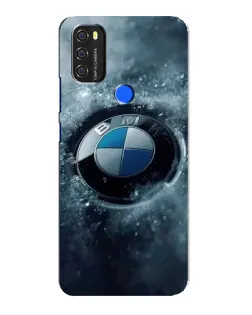 Чехол для Blackview A70 с картинкой «Логотип BMW — лед»