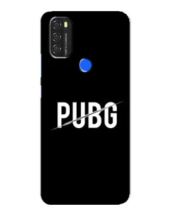Чехол для Blackview A70 с картинкой «PUBG — белый логотип»