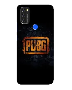 Чехол для Blackview A70 с картинкой «PUBG — золотой логотип»