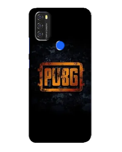 Чехол для Blackview A70 с картинкой «PUBG — золотой логотип»