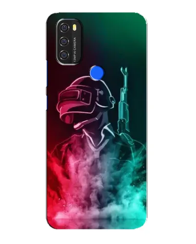 Чехол для Blackview A70 с картинкой «PUBG — огненный воин»