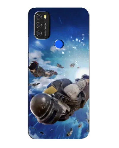 Чехол для Blackview A70 с картинкой «Десант PUBG — прыжок»