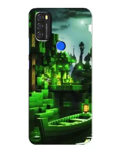 Чохол для Blackview A70 з картинкою «Minecraft лісовий пейзаж»
