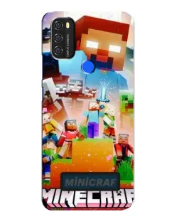 Чохол для Blackview A70 з картинкою «Minecraft герої гри»