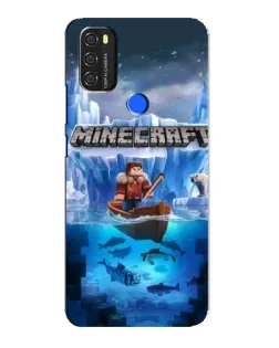 Чохол для Blackview A70 з картинкою «Minecraft льодянийсвіт»