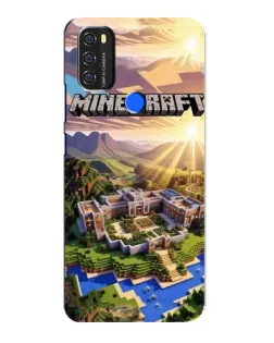 Чохол для Blackview A70 з картинкою «Minecraft панорама»