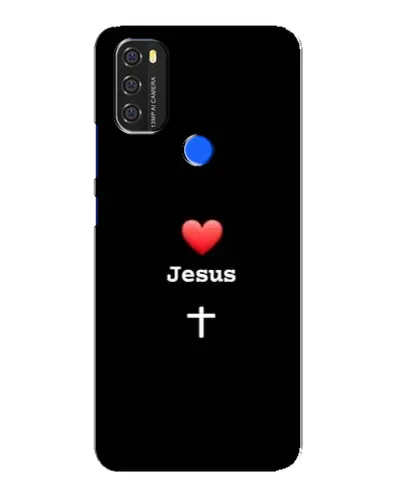 Чехол для Blackview A70 с картинкой «Сердце - Jesus»