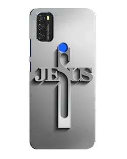 Чохол для Blackview A70 з картинкою «Металевий хрест Jesus»