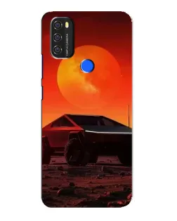 Чехол для Blackview A70 с картинкой «Cybertruck на Марсе»