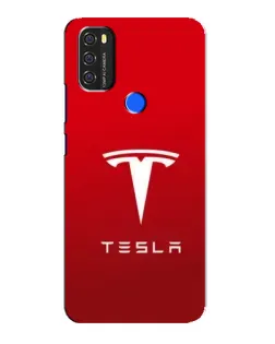 Чехол для Blackview A70 с картинкой «Tesla Red Classic»