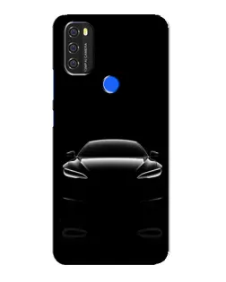Чехол для Blackview A70 с картинкой «Силуэт Tesla Night»