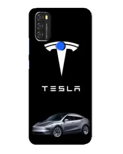 Чехол для Blackview A70 с картинкой «Tesla Model Y»