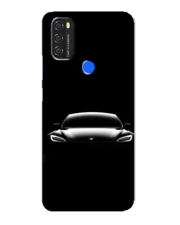 Чехол для Blackview A70 с картинкой «Фары Tesla Night»