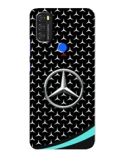 Чохол для Blackview A70 з картинкою «Mercedes — бірюзовий акцент»
