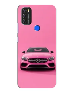 Чехол для Blackview A70 с картинкой «Розовый Mercedes AMG»