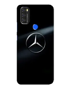 Чехол для Blackview A70 с картинкой «Mercedes на металле»
