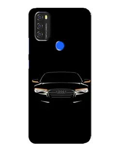 Чехол для Blackview A70 с картинкой «Audi — ночной контур»