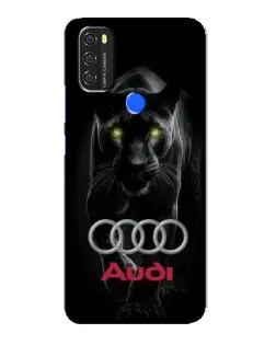 Чехол для Blackview A70 с картинкой «Пантера и Audi»
