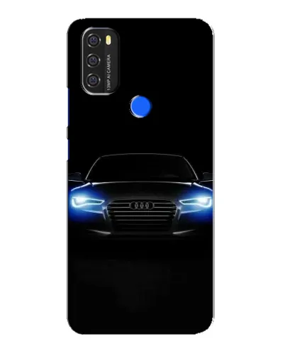 Чехол для Blackview A70 с картинкой «Audi в неоне»