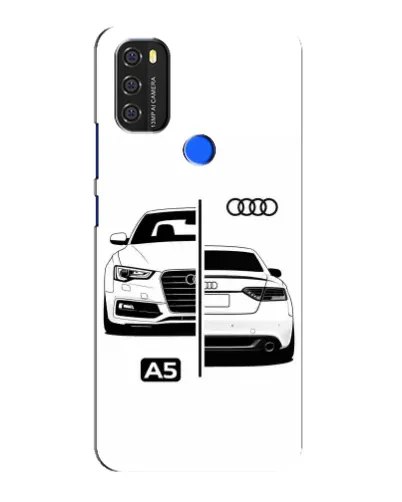 Чехол для Blackview A70 с картинкой «Audi — контрастный дизайн»