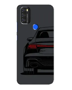 Чехол для Blackview A70 с картинкой «Задняя часть Audi — арт»