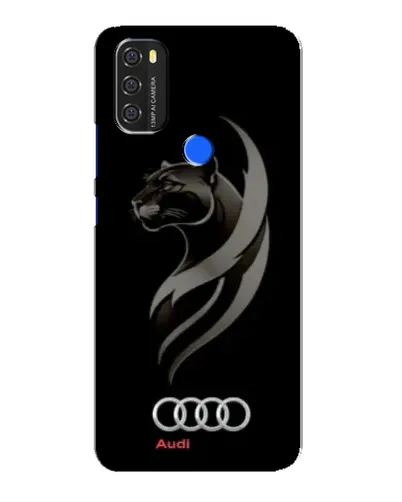 Чехол для Blackview A70 с картинкой «Графика — пантера и Audi»