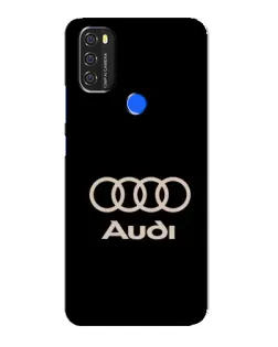 Чехол для Blackview A70 с картинкой «Audi — золотой логотип»