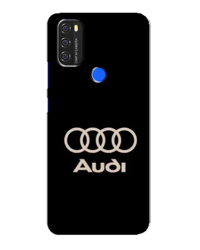 Чехол для Blackview A70 с картинкой «Audi — золотой логотип»