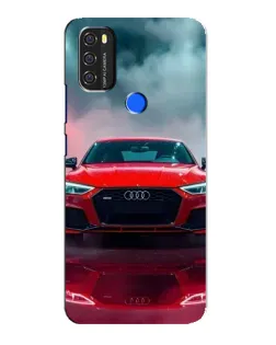 Чехол для Blackview A70 с картинкой «Audi RS — красный стиль»