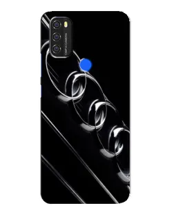 Чехол для Blackview A70 с картинкой «Audi — абстрактные кольца»