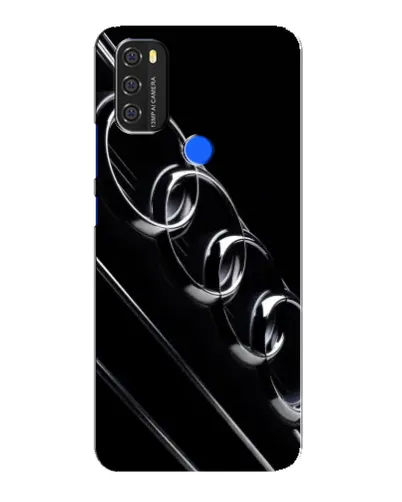 Чехол для Blackview A70 с картинкой «Audi — абстрактные кольца»