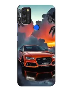 Чехол для Blackview A70 с картинкой «Audi — закат»