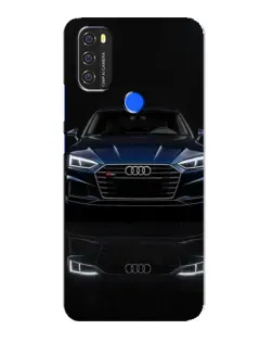 Чехол для Blackview A70 с картинкой «Audi — ночное отражение»