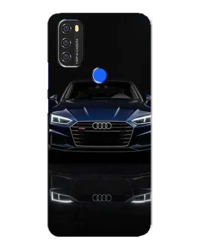 Чехол для Blackview A70 с картинкой «Audi — ночное отражение»