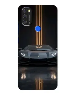 Чохол для Blackview A70 з картинкою «Lamborghini золоті лінії»
