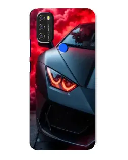 Чохол для Blackview A70 з картинкою «Lamborghini червоне сяйво»