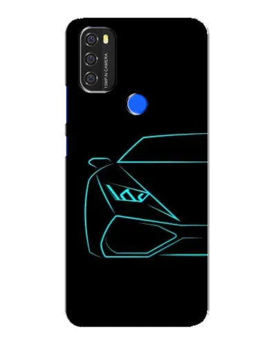 Чохол для Blackview A70 з картинкою «Блакитний силует Lamborghini» Чохол для Blackview A70 з картинкою «Блакитний силует Lamborghini»