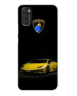 Чохол для Blackview A70 з картинкою «Lamborghini жовтий акцент»