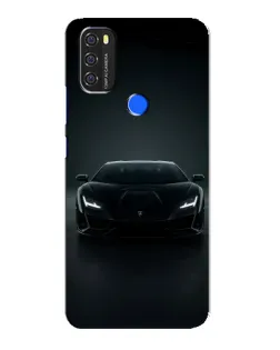 Чохол для Blackview A70 з картинкою «Чорний Lamborghini Aventador»