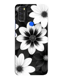 Чохол для Blackview A70 з картинкою «Монохромні айстри»