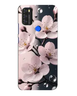 Чехол для Blackview A70 с картинкой «Нежная сакура и капли»
