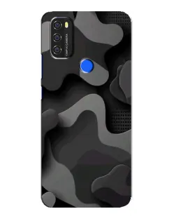 Чехол для Blackview A70 с картинкой «Темный абстрактный камуфляж»