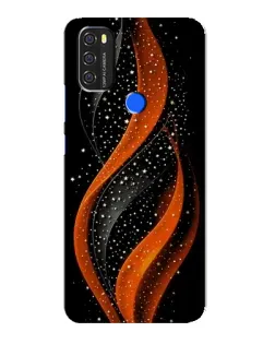 Чехол для Blackview A70 с картинкой «Огненная звездная волна»
