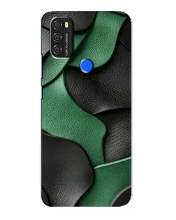 Чехол для Blackview A70 с картинкой «Зеленые кожаные волны»