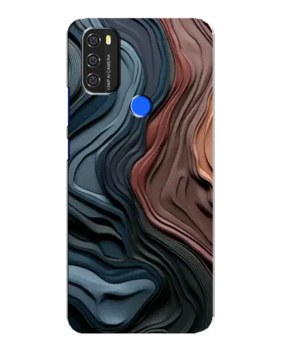 Чехол для Blackview A70 с картинкой «Цветные волны каньона»