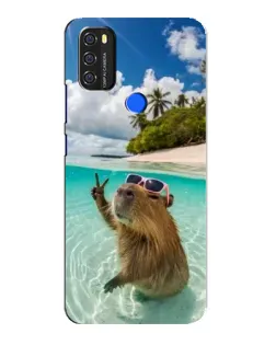 Чохол для Blackview A70 з картинкою «Капібара на морі»
