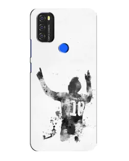 Чохол для Blackview A70 з картинкою «Чорно-білий силует Мессі» Чохол для Blackview A70 з картинкою «Чорно-білий силует Мессі»