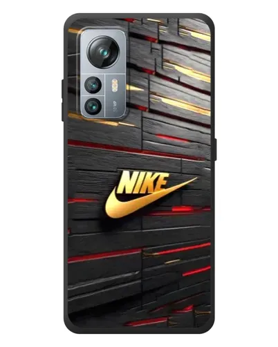 Чохол для Blackview A85 з картинкою «Золотий Nike на металі»